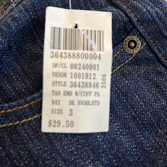 Zandi Size 3 jeans cuffed with tags - Picture 4 of 4